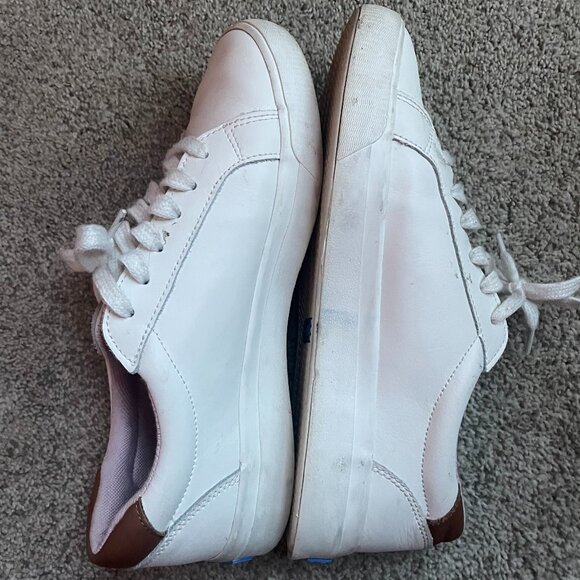 Leather Keds with pink accents, size 8 - Picture 3 of 6